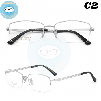 Gọng kính kim loại mã 9026